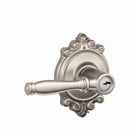Schlage Birmingham Lever Brookshire Rose Keyed E F51ABIR619BRK